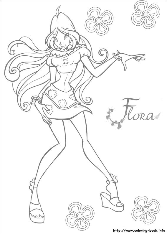 Winx Club coloring picture